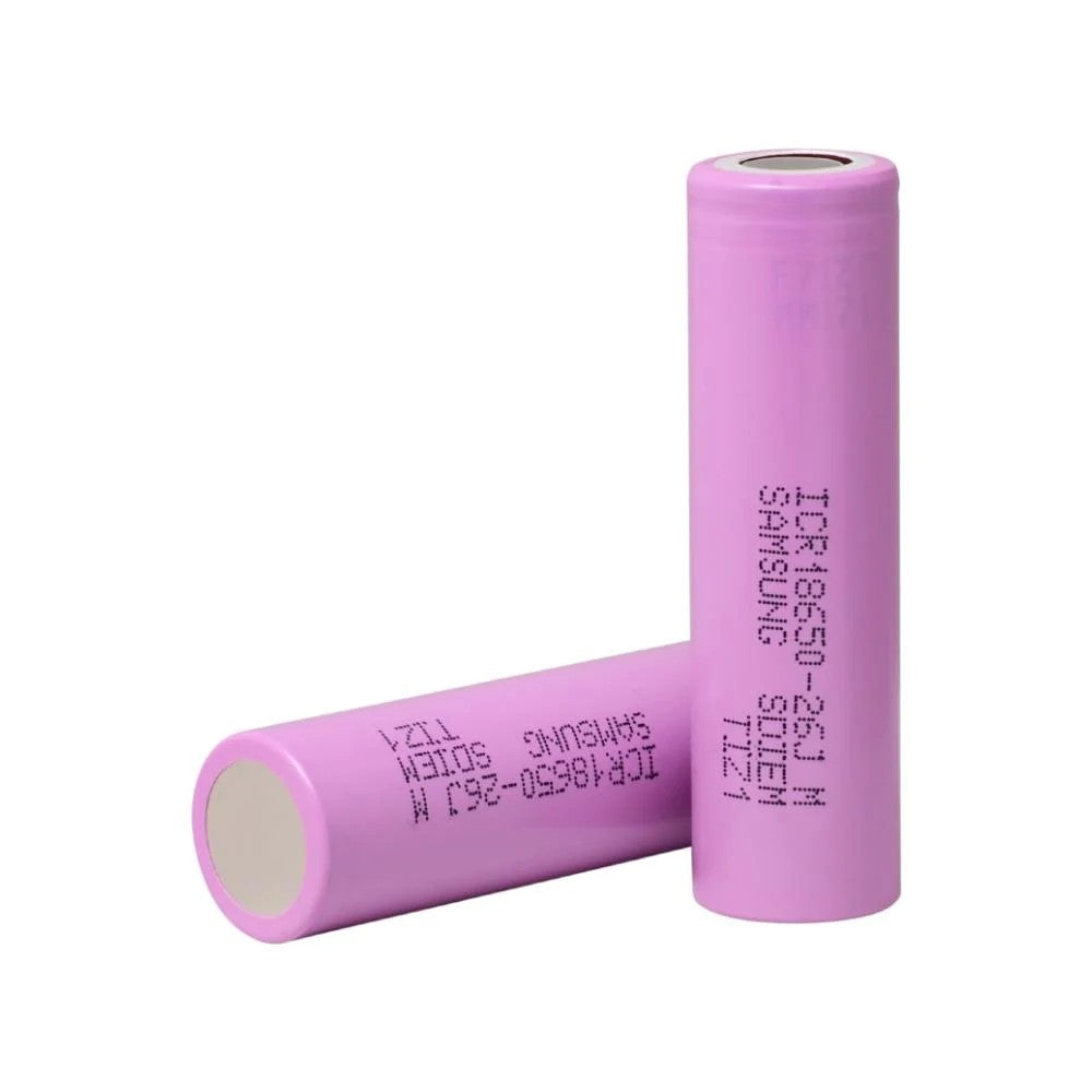 Samsung ICR18650-26JM - 3.7V 2600 mAh Li-ion Şarjlı Pil -2C