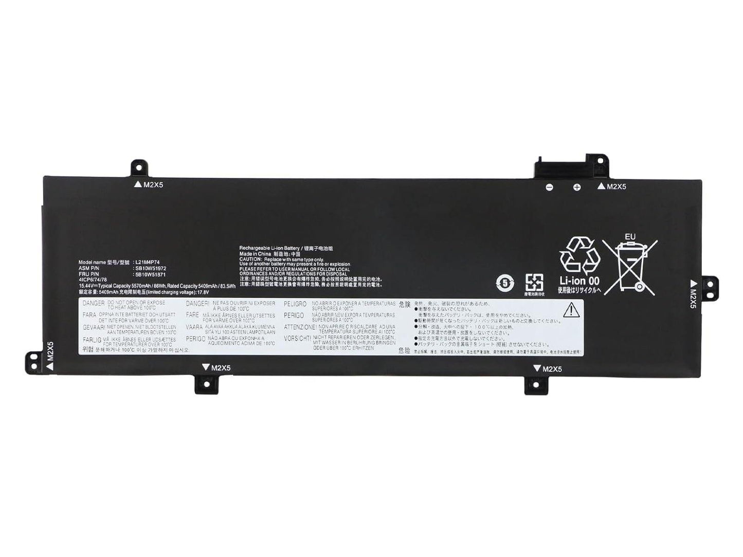 RETRO Lenovo ThinkPad T16 Gen1, L21M4P74 Notebook Bataryası