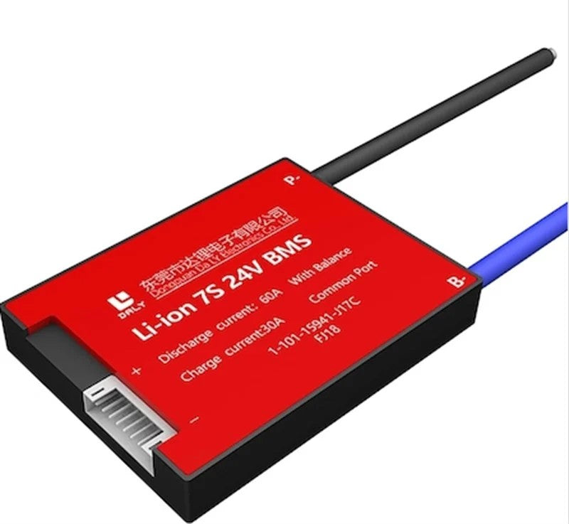 Daly - 7S - 24.0V 60A - Li-ion BMS - Balans - Common Port