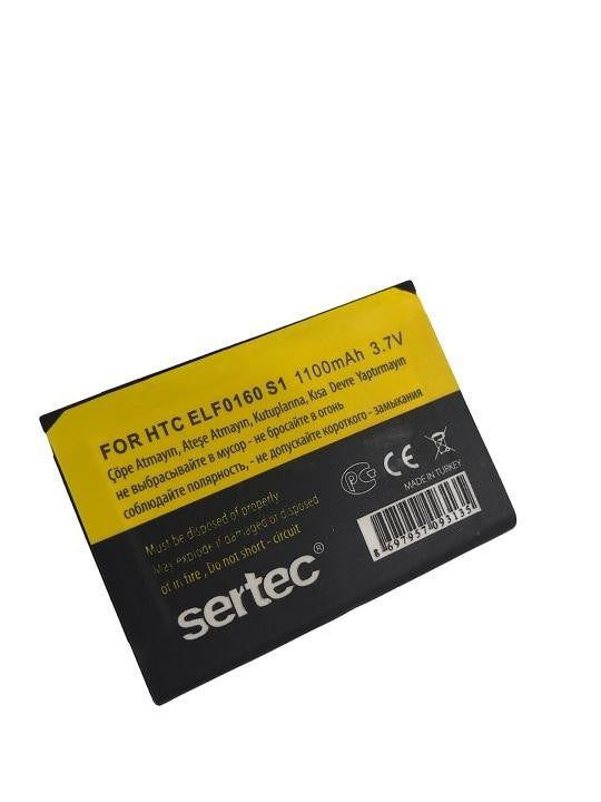 SERTEC - HTC S1 Touch Elf 100 / ELF0160 Uyumlu Batarya