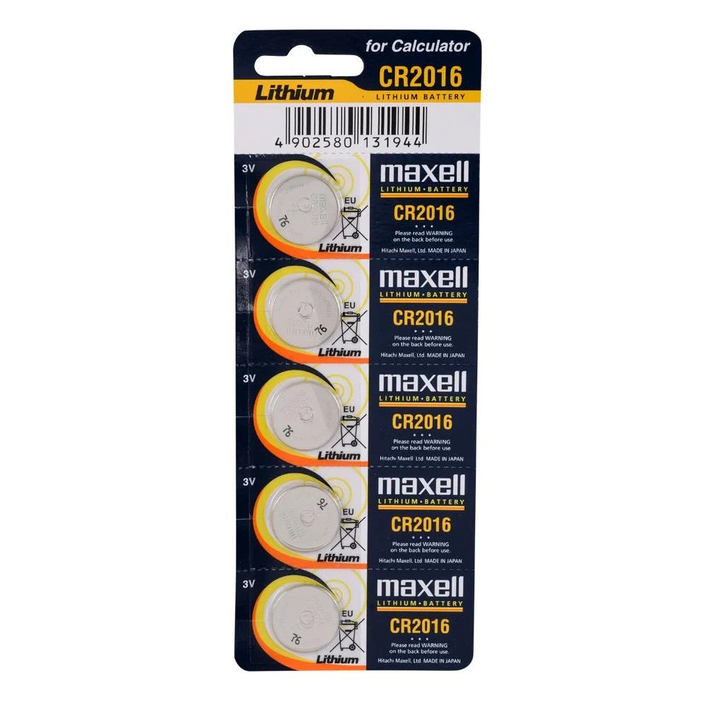 Maxell CR2016 Pil 5li Blister