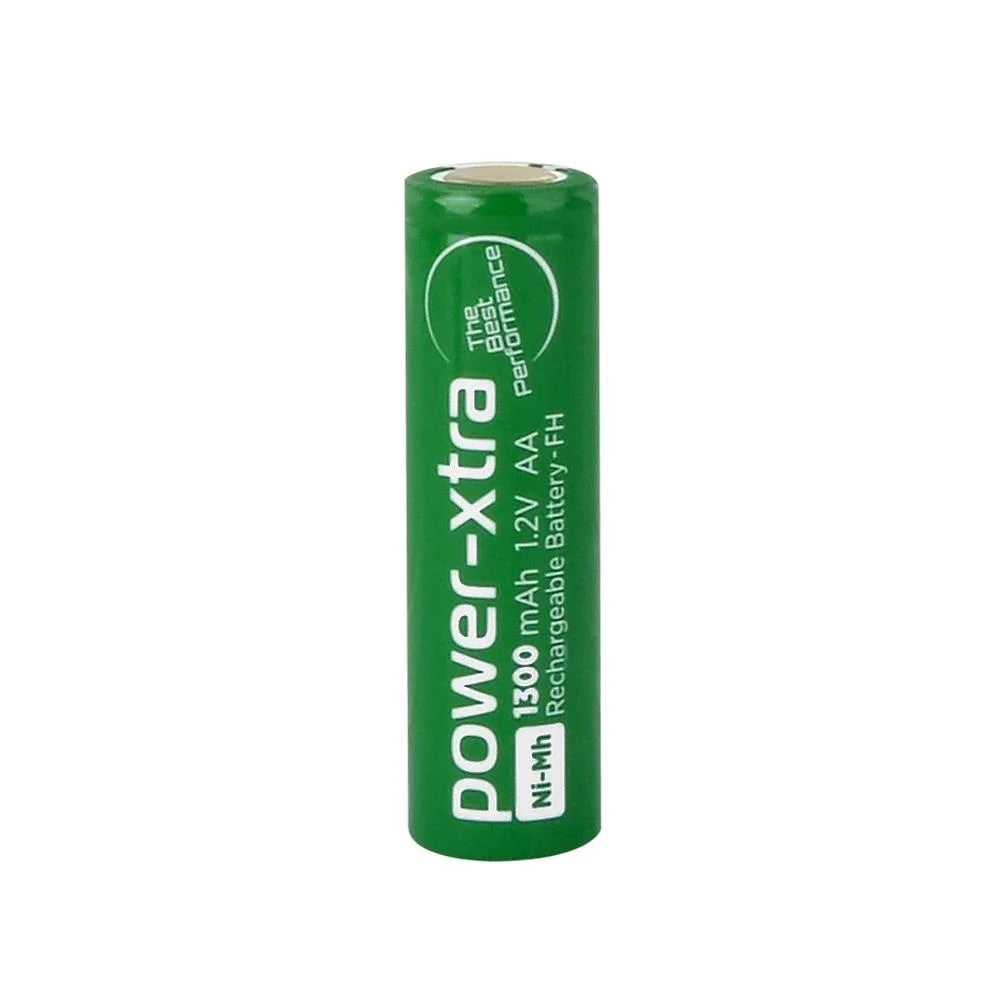 Power-Xtra 1.2V 1300 Mah - AA Size - Ni-Mh Şarjlı Pil - Flat-Başsız