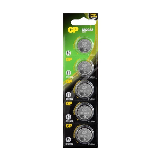 GP CR2032 - 3V Lithium - Lityum Düğme Pil - 5li Blister