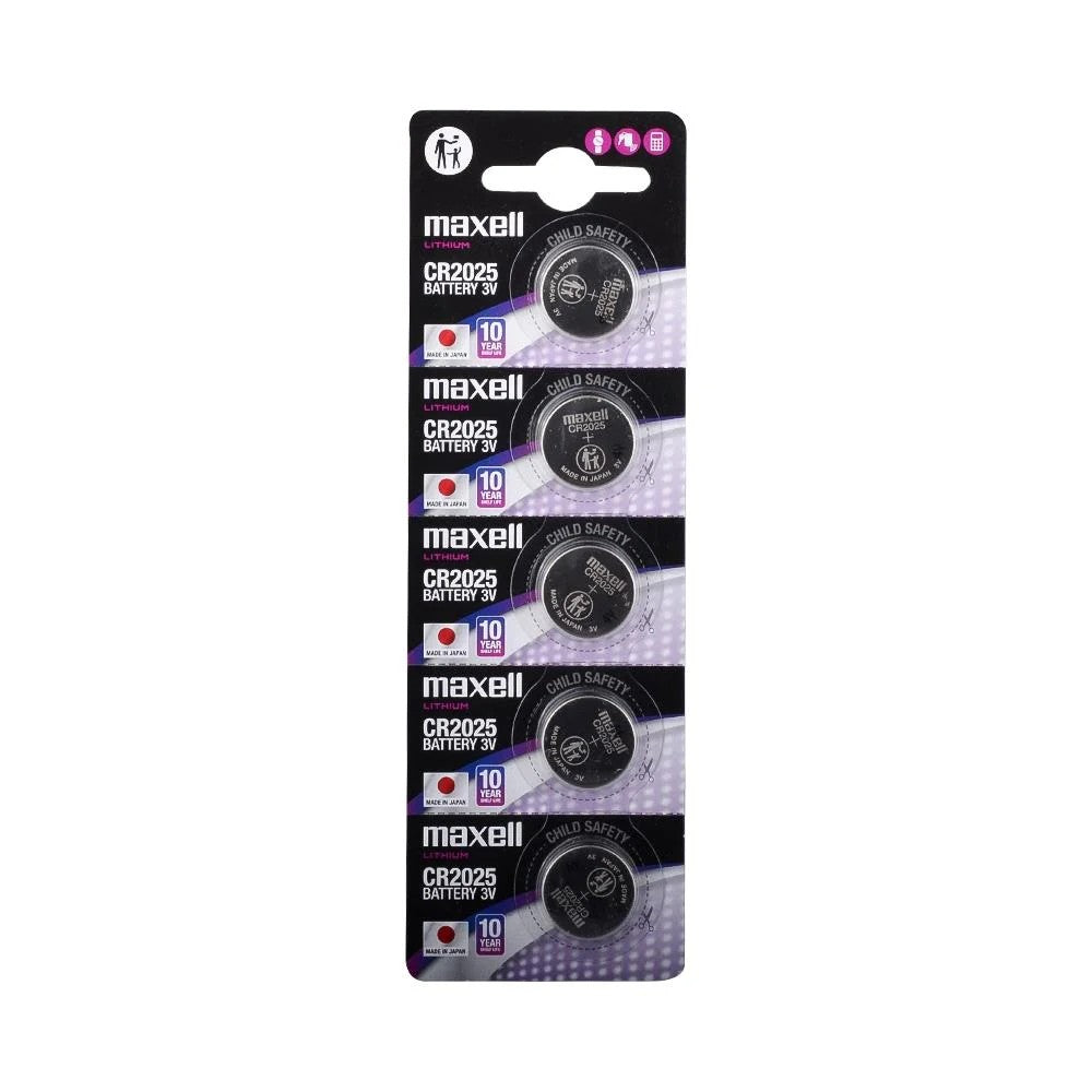 Maxell CR2025 Lithium Pil 5li Blister - Gri Paket