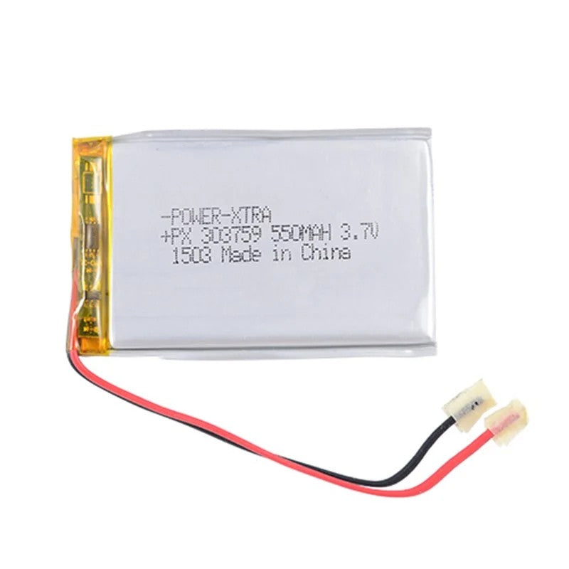 Power-Xtra PX303759 - 3.7V 550 mAh Li-Polymer Pil - Devreli