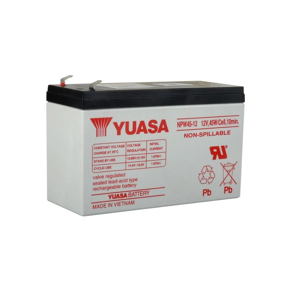 Yuasa NPW45-12 - 12V 9 Ah Bakımsız Kuru Akü - 45W