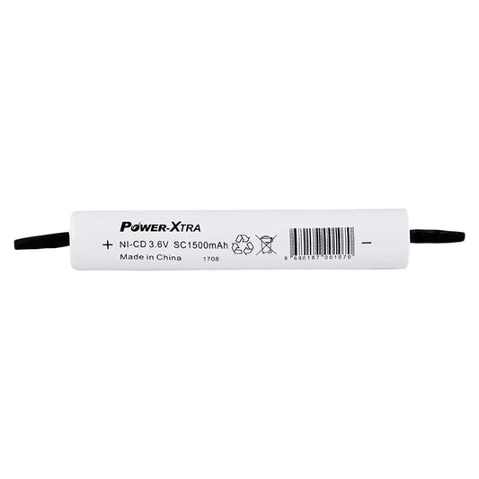 Power-Xtra 3S1P - 3.6V 1500 mAh SC - Ni-Cd Şarjlı Batarya - BRK24-Pinli