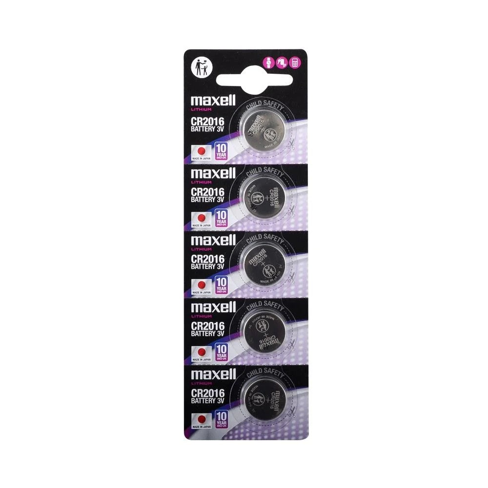 Maxell CR2016 Lithium Pil 5li Blister - Gri Paket