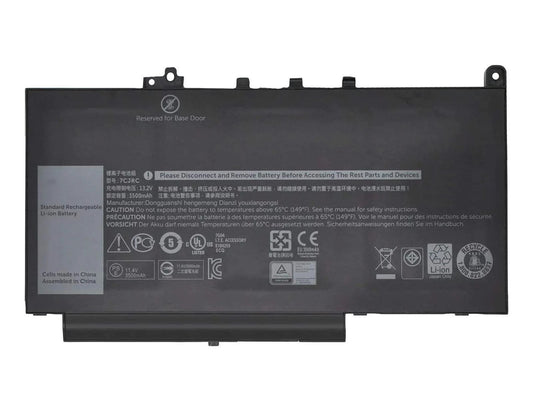 RETRO Dell Latitude E7270, E7470, 7CJRC Notebook Bataryası - 3 Cell