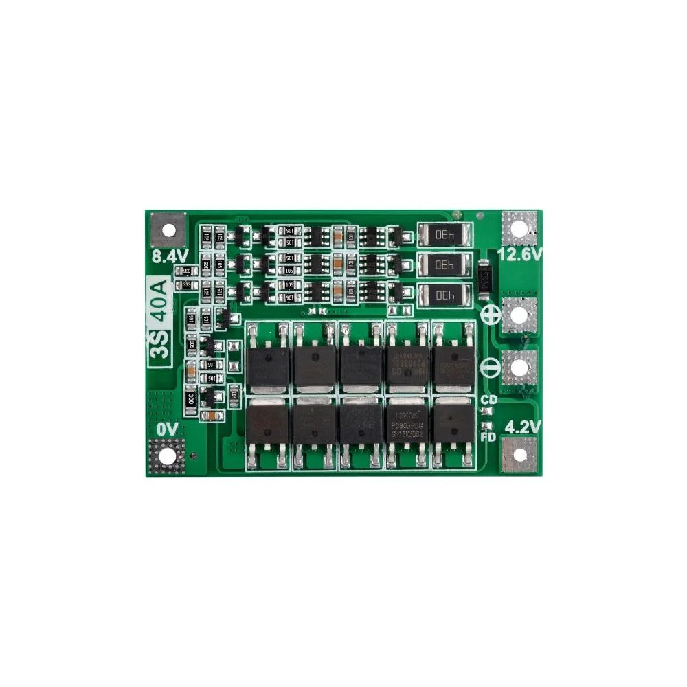 Power-Xtra - 3S - 11.1V 40A Li-ion BMS Devre - Balans - V2