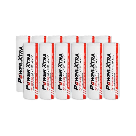 Power-Xtra PX18650-35A - 3.7V 3500 Mah Li-ion Şarjlı Pil - 3C - 10A 12 Li Paket
