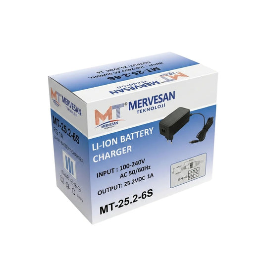 Mervesan MT-25.2-6S 25.2V 1.0Ah 25.2W Li-İon / Li-Po Şarj cihazı