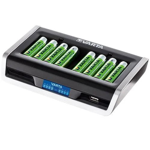 Varta 57671 LCD USB 8 Slot AA - AAA Pil Şarj Cihazı (İ)