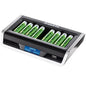 Varta 57671 LCD USB 8 Slot AA - AAA Pil Şarj Cihazı (İ)