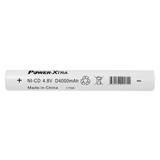 Power-Xtra 4S1P - 4.8V 4000 mAh D - Ni-Cd Şarjlı Batarya - BRK25-Pinsiz