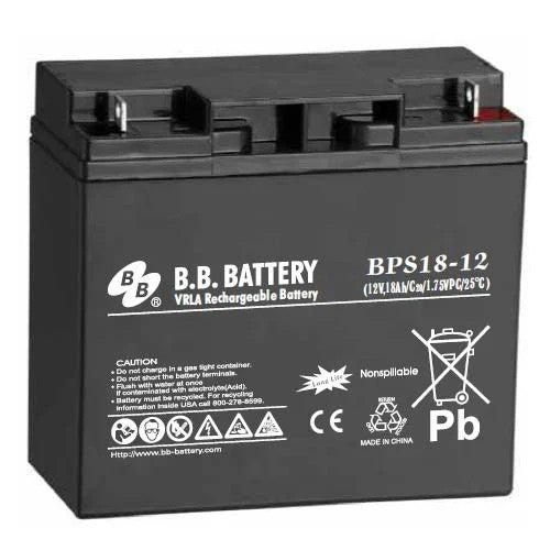 BB BPS18-12 12V 18 Ah Bakımsız Kuru Akü