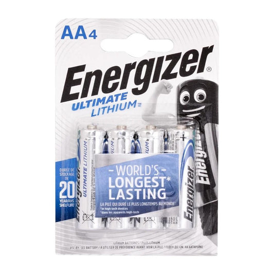 Energizer Ultimate Lithium L91/AA Kalem Pil - 4lü Blister