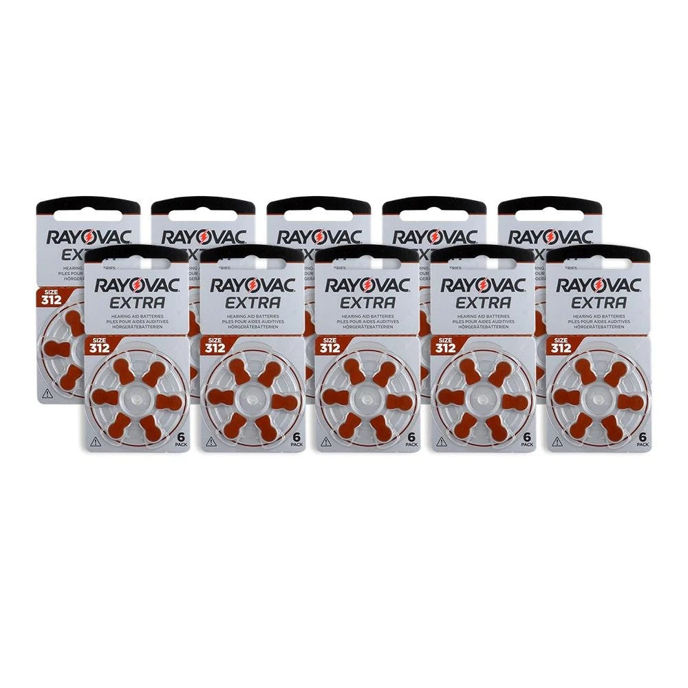 Rayovac Extra Advanced 312 / PR41  Numara Kulaklık Pili 6lı - 10lu Paket