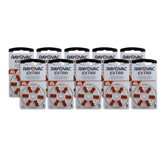 Rayovac Extra Advanced 312 / PR41  Numara Kulaklık Pili 6lı - 10lu Paket