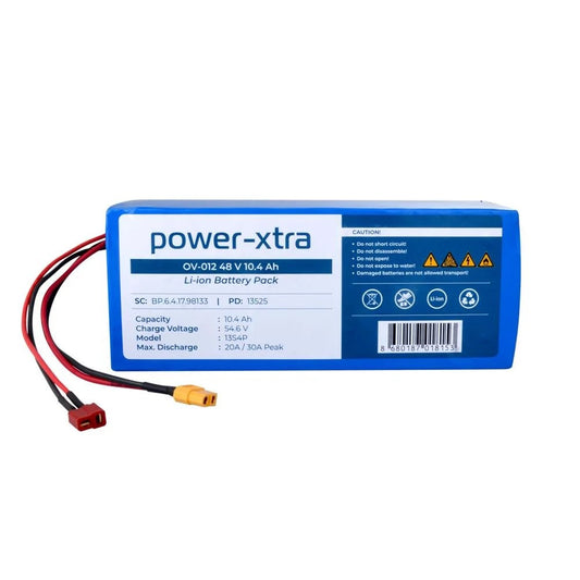 Power Xtra Onvo OV-012 48 Volt 10.4 Ah Li-ion Batarya Paketi