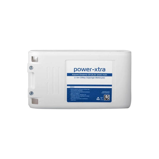 Power-Xtra - Xiaomi - Dreame G9 - Dreame T10 - Dreame T20 25.2V 2400mAh Li-ion Robot Süpürge Bataryası