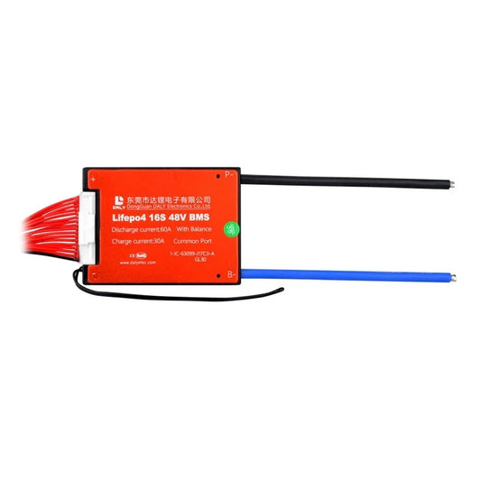 Daly - 16S - 51.2V 60A - LiFePO4 BMS - Balans - Common Port