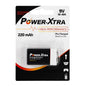 Power-Xtra 9V 220 Mah Kullanıma Hazır Şarjlı Pil - Tekli Blister