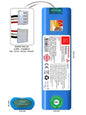 Yeedi S11 2900mAh Uyumlu Bataryası Robot Süpürge Pili Li-ion Yedek Pil Paketi B2923BS-Yee-003