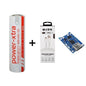 Power-Xtra 18650-24P 2400 Mah + 3A Type-C Hızlı Data Sarj/Kablosu + Type-C Korumalı Batarya Şarj Devresi