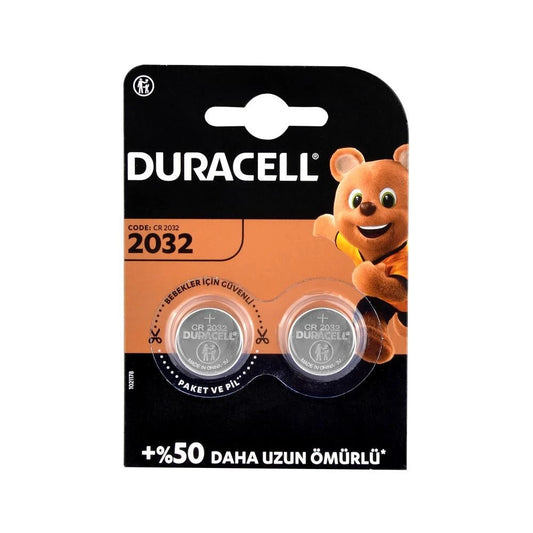 Duracell CR2032 3V Lityum Pil 2li