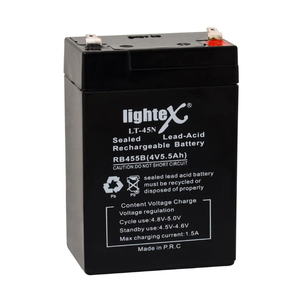 Lightex LT-45N 4V 5.5 Ah Bakımsız Işıldak Aküsü
