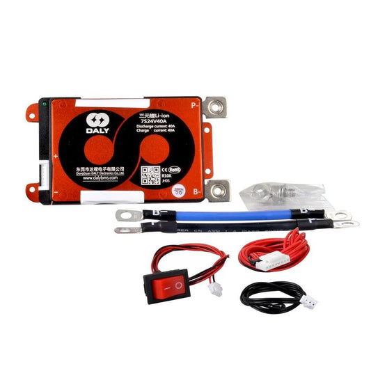 Daly - 7S - 24V 40A - Li-ion-NMC - Smart BMS - Balans - K Series