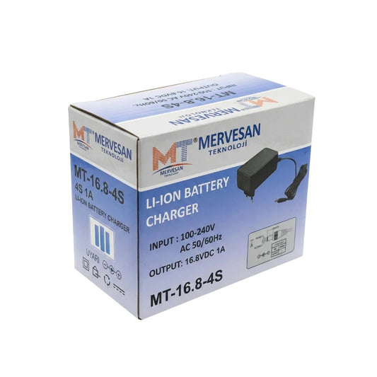 Mervesan MT-16.8-4S 16.8V 1.0Ah 16.8W Li-İon / Li-Po Şarj cihazı