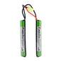 Power-Xtra 8S1P - 9.6V 1400 mAh 2/3A - Ni-Mh Şarjlı Batarya - Soketli-10C
