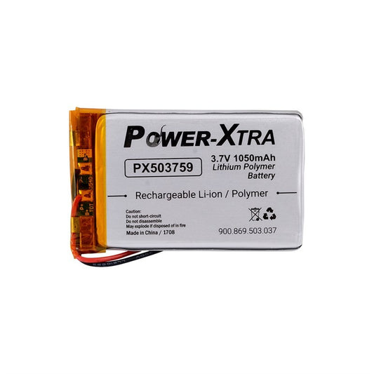 Power-Xtra PX503759 - 3.7V 1050 mAh Li-Polymer Pil - Devreli
