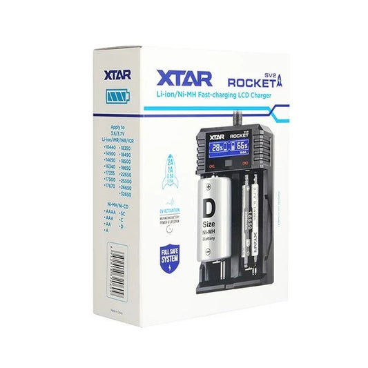 Xtar Rocket SV2 Li-ion Ni-Mh/Ni-Cd Hızlı Şarj Cihazı