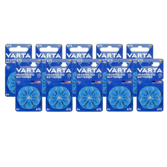 Varta 675 Kulaklık Pili 6lı Blister 10Lu Paket