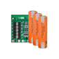 Highstar - ISR18650-2000 - 3.7V 2000 mAh Li-ion Şarjlı Pil - 30A 3 Lü (+ - Pinli) + 3S 40Ah Koruma Devresi