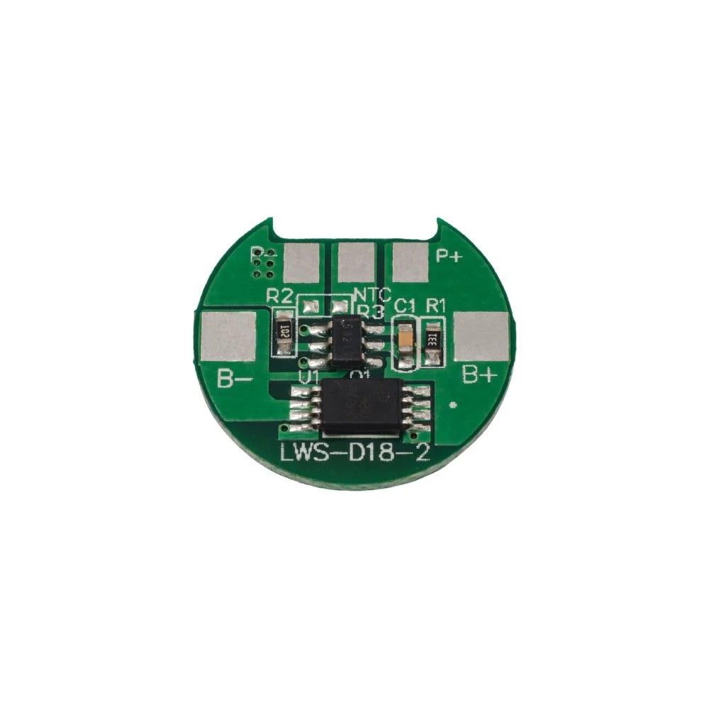 Power-Xtra - 1S - 3.2V 3A LiFePO4 BMS Devre - Yuvarlak - 18650