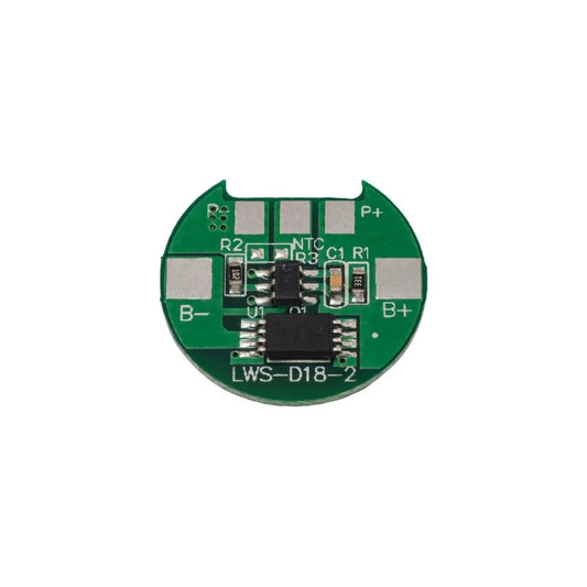 Power-Xtra - 1S - 3.2V 3A LiFePO4 BMS Devre - Yuvarlak - 18650