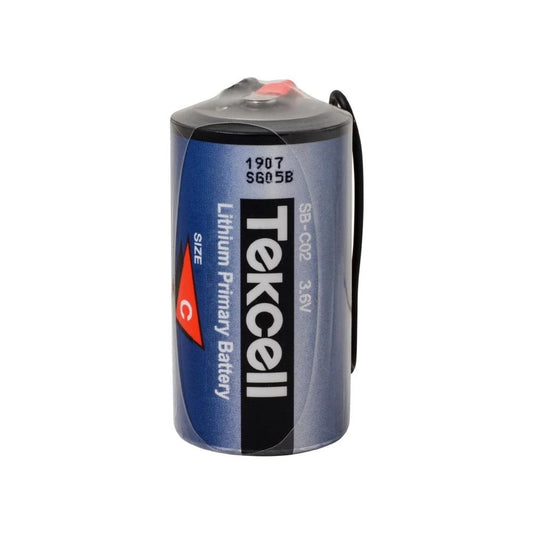 Tekcell SB-C02-ER26500 - 1S1P - C Size - 3.6V Li-SOCI2 Lithium Pil - Kablolu