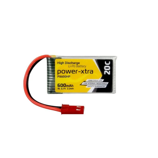 Power-Xtra PX600HP - 1S1P - 3.7V 600 mAh Li-Polymer Pil - 20C