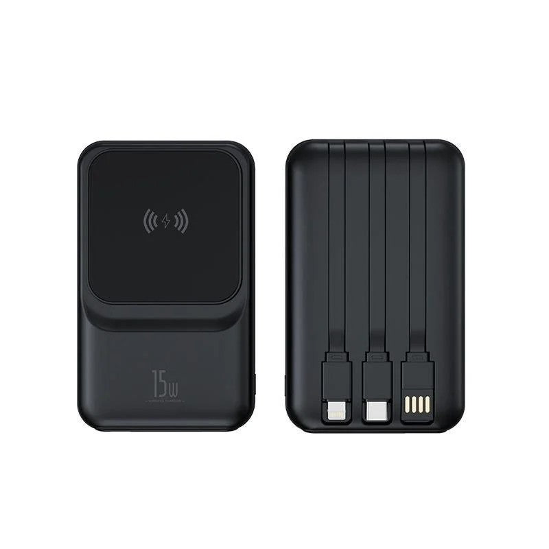 Logimax 10000 mAh Magsafe 22.5W (Dahili Kablolu) Hızlı Şarj Wireless Powerbank