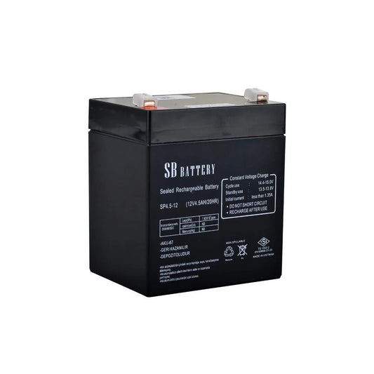 SB SP4.5-12 12V 4.5 Ah Bakımsız Kuru Akü