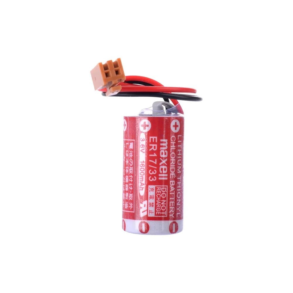Maxell ER-17/33 3.6V Lithium Batarya Kablo - Konnektör