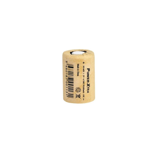 Power-Xtra 1.2V 2200 Mah -  4/5SC -  Ni-Mh Şarjlı Pil -Flat-Başsız - 10C