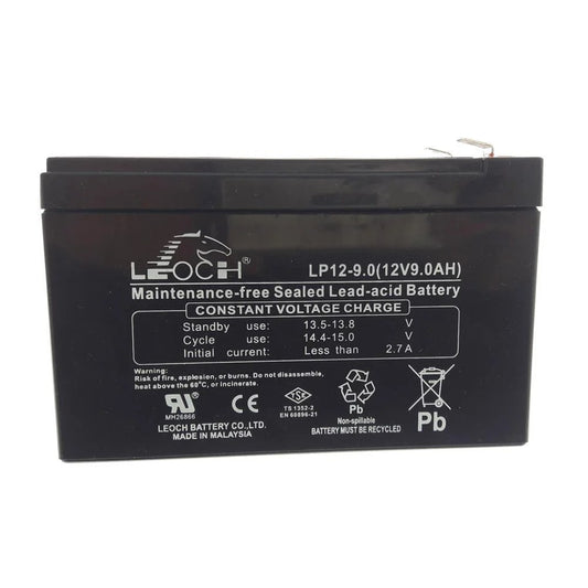 Leoch LP12-9.0 12V 9 Ah Bakımsız Kuru Akü