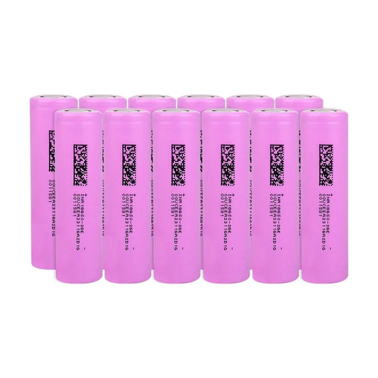 DMEGC INR18650-26E - 3.7V 2600 Mah Li-ion Şarjlı Pil - 7.5A 12 Li Paket
