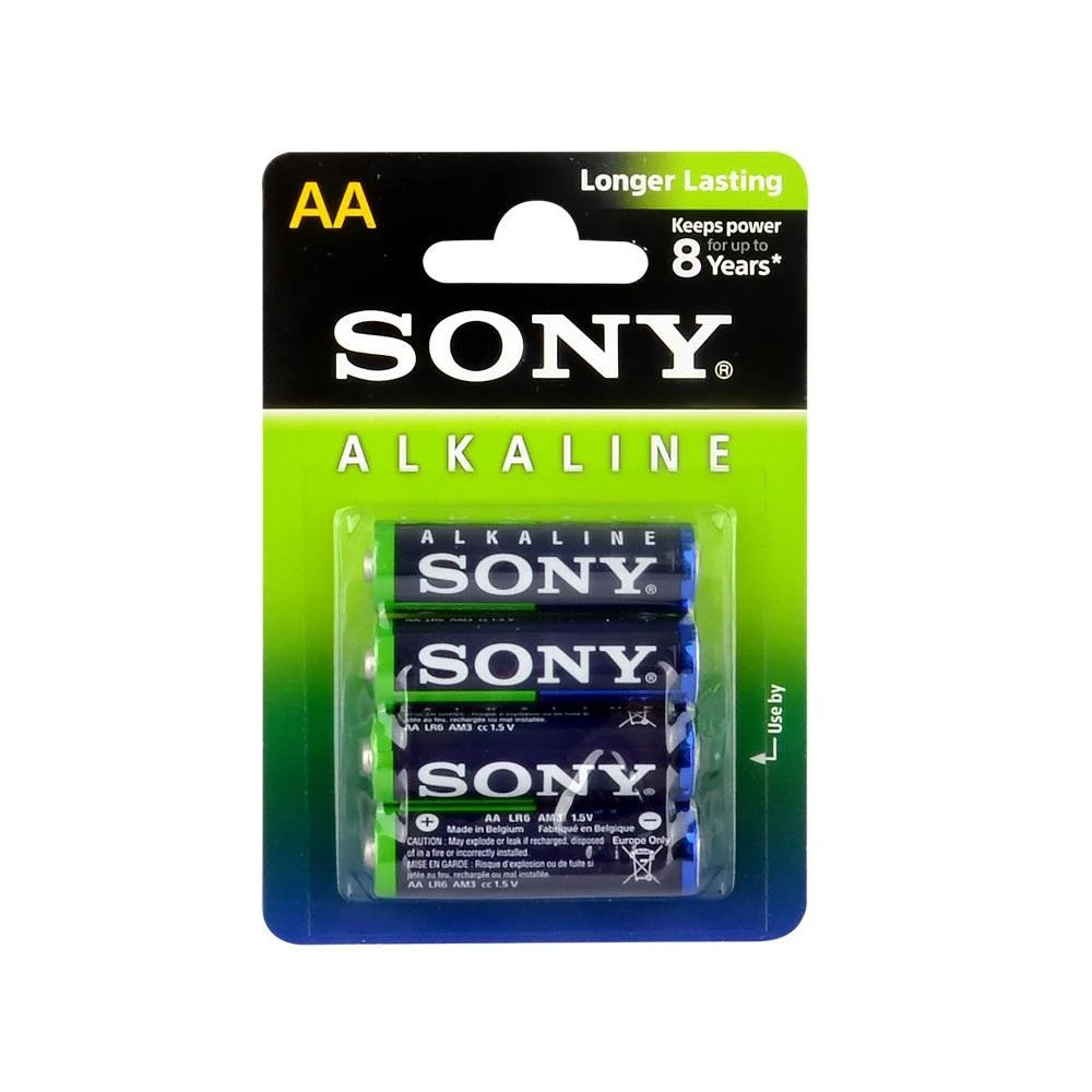 Sony LR06/AA Size Alkaline Pil - 4lü Blister