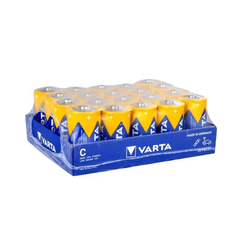 Varta 4014 Endüstriyel Pro Alkalin C Orta Boy Pil 20li